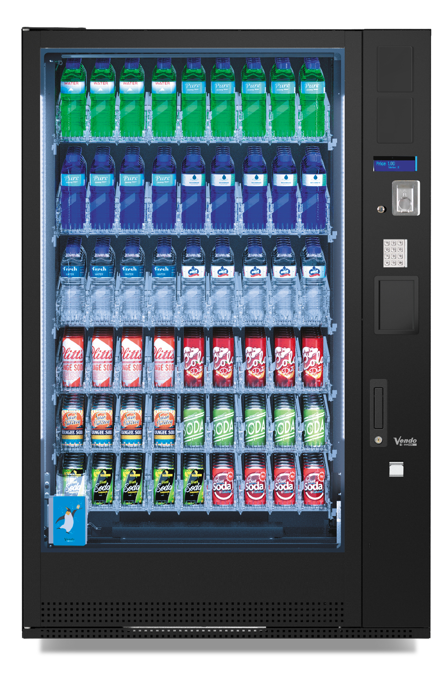 Sanden Vendo G-Drink 9 – Getränkeautomat für Hotels mit Lift-System